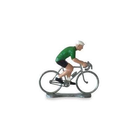 Cycliste Maillot Vert Bernard et Eddy - IkaIpaka Royan