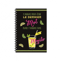 Bloc-notes A6 "Mojito... " ART GRAFIK International Ikaipaka
