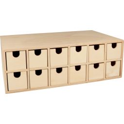 Calendrier de l'Avent 24 tiroirs Artemio Ikaipaka jeux & jouets
