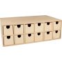 Calendrier de l'Avent 24 tiroirs Artemio Ikaipaka jeux & jouets