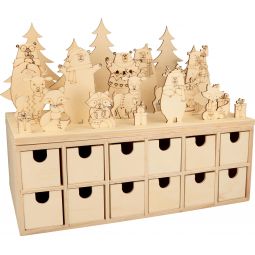 Plaque avec Déco Oursons de Noël Artemio Artemio Ikaipaka jeux