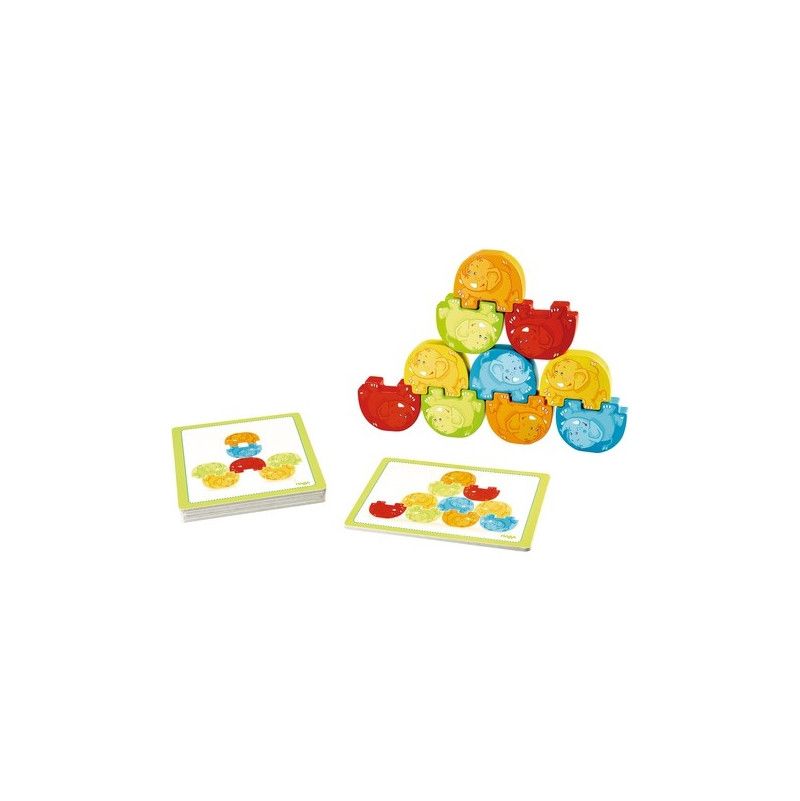Jeu d'encastrement - Eléphants cascadeurs - IkaIpaka Royan