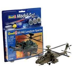 Maquette avion Model Set AH-64D Longbow Apache - IkaIpaka Royan