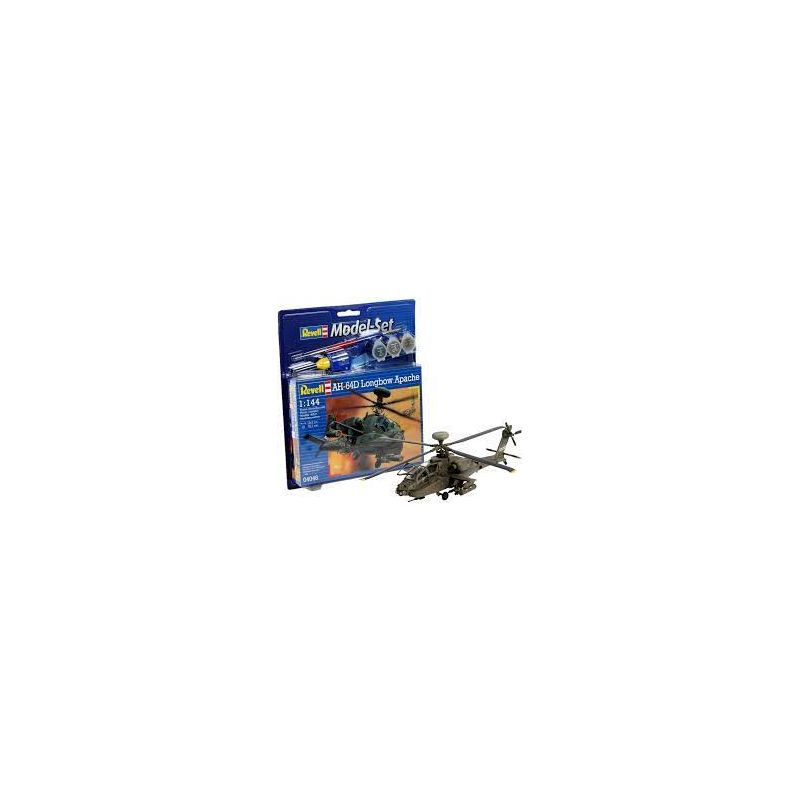 Maquette avion Model Set AH-64D Longbow Apache - IkaIpaka Royan