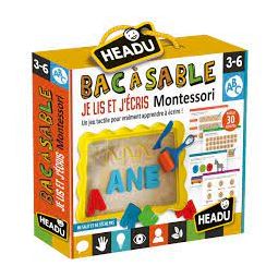Bac à Sable: Je Lis et j'Écris Montessori Headu Headu Ikaipaka