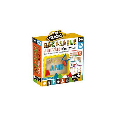 Bac à Sable: Je Lis et j'Écris Montessori Headu Headu Ikaipaka