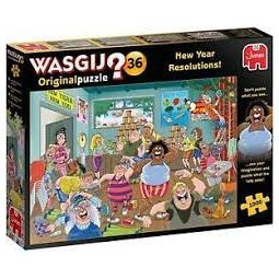 Puzzle 1000p Wasgij 36 New Year Resolutions!  Ikaipaka jeux &