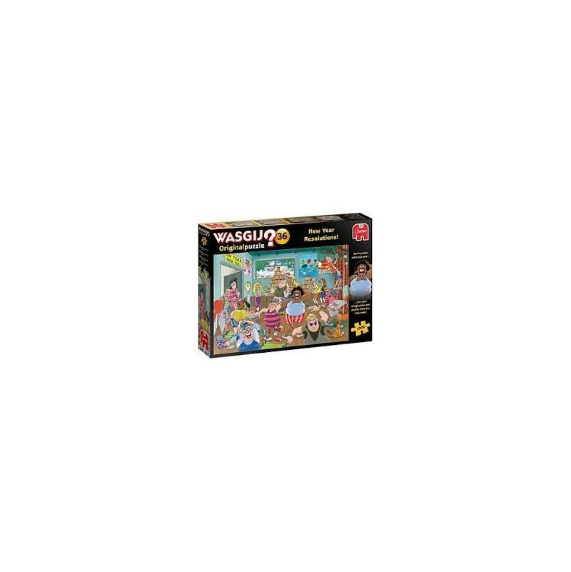 Puzzle 1000p Wasgij 36 New Year Resolutions!  Ikaipaka jeux &