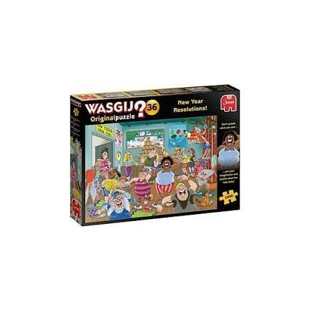 Puzzle 1000p Wasgij 36 New Year Resolutions!  Ikaipaka jeux &