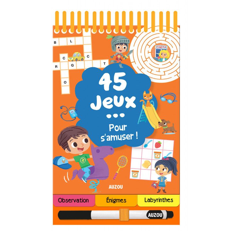 45 jeux Pour s'amuser! AUZOU Ikaipaka jeux & jouets Royan