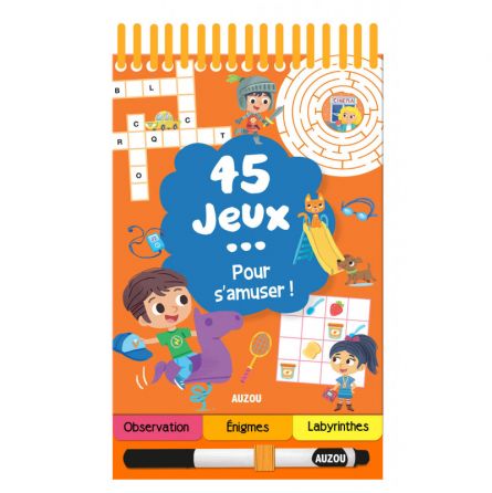 45 jeux Pour s'amuser! AUZOU Ikaipaka jeux & jouets Royan
