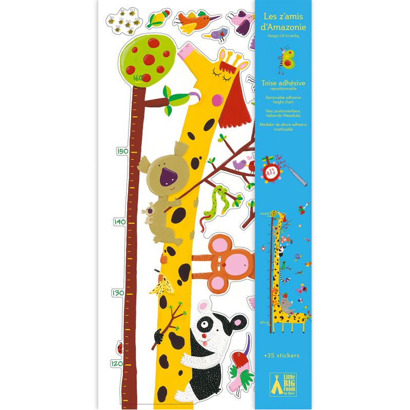 Stickers toise Les z'amis d'Amazonie - IkaIpaka Royan