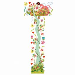 Stickers Toise Jeune Fille au Jardin - IkaIpaka Royan