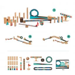 Zig & Go - ROLL - 28 pcs Djeco Ikaipaka jeux & jouets Royan