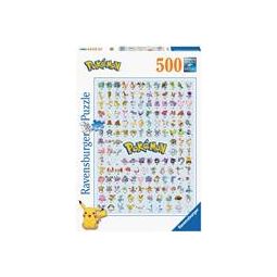 Puzzle 500p : Pokédex 1er Génération / Pokémon Ravensburger - IkaIpaka Royan