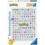 Puzzle 500p : Pokédex 1er Génération / Pokémon Ravensburger - IkaIpaka Royan