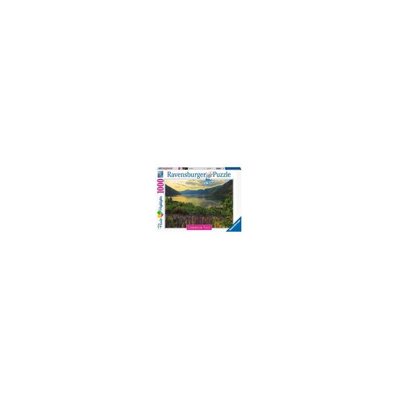 Puzzle 1000p : Fjord en Norvège (Highlight) Ravensburger - IkaIpaka Royan