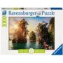 Puzzle 1000p : Lac de Cheow Lan RAVENSBURGER - IkaIpaka Royan
