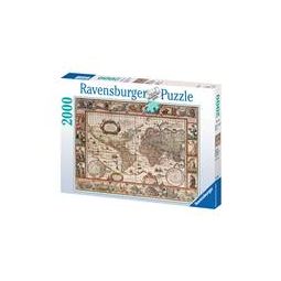 Puzzle 2000p : Mappemonde 1650 Ravensburger - IkaIpaka Royan