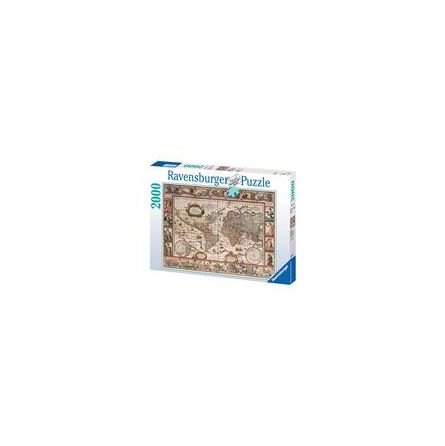 Puzzle 2000p : Mappemonde 1650 Ravensburger - IkaIpaka Royan