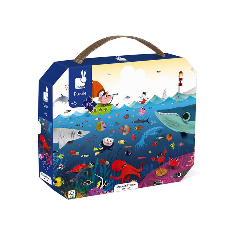 Puzzle 100p Le monde sous-marin - IkaIpaka Royan