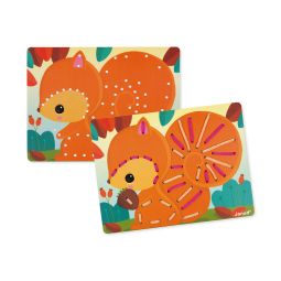 Cartes à lacer Animaux - IkaIpaka Royan