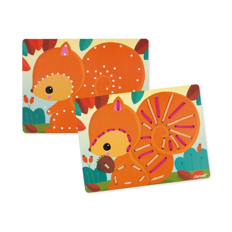 Cartes à lacer Animaux - IkaIpaka Royan