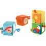 Cubes à empiler Gugusse Gustave Haba Ikaipaka jeux & jouets