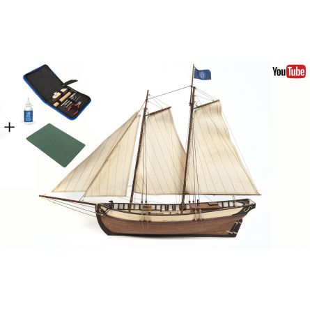 Maquette Bois Bateau Polaris starter Pack - IkaIpaka Royan