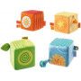 Cubes à empiler Gugusse Gustave Haba Ikaipaka jeux & jouets