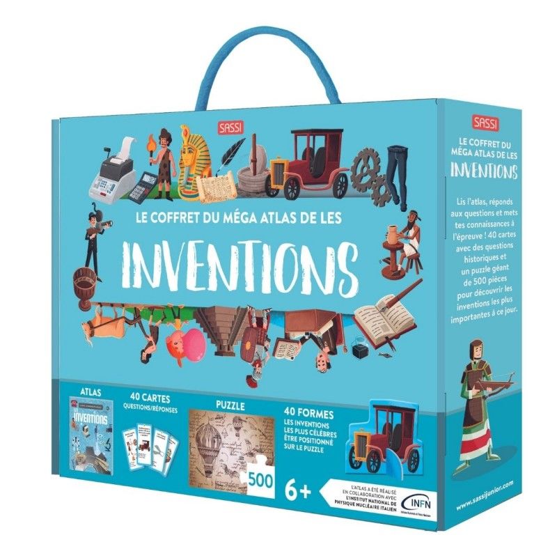 Le Coffret du Méga Atlas des Inventions - IkaIpaka Royan