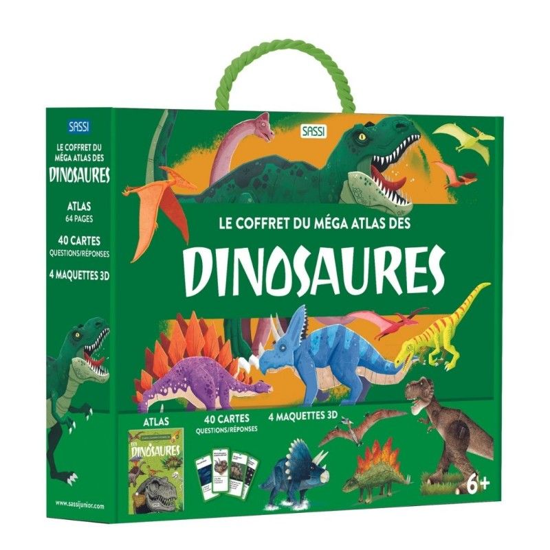 Le Coffret du méga Atlas des Dinosaures - IkaIpaka Royan