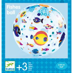 Ballon gonflable Poissons 35 cm Djeco Ikaipaka jeux & jouets