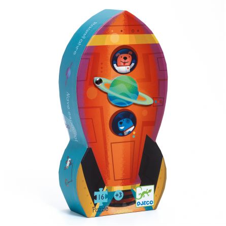 Puzzle silhouette Navette Spatiale 16p - IkaIpaka Royan