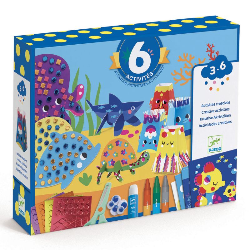 Coffret multi activités La Mer Djeco Ikaipaka jeux & jouets