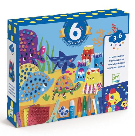 Coffret multi activités La Mer Djeco Ikaipaka jeux & jouets