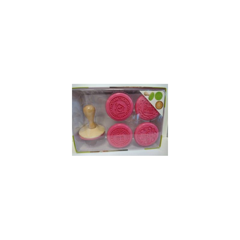 Tampons pour biscuits - rose Artemio Ikaipaka jeux & jouets