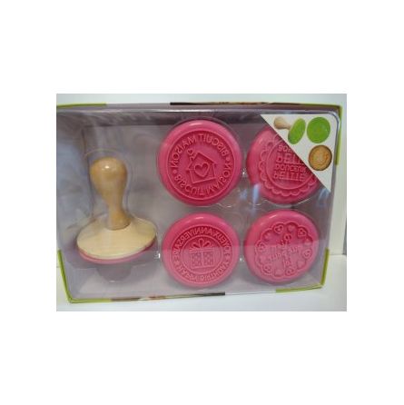 Tampons pour biscuits - rose Artemio Ikaipaka jeux & jouets