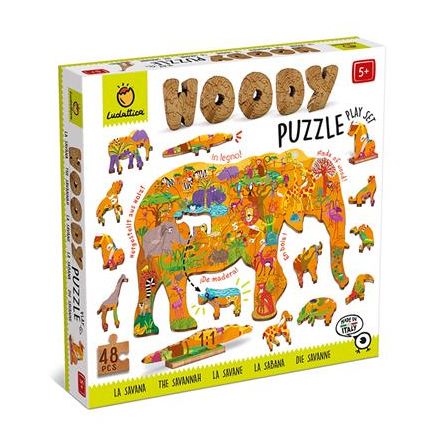 Woody Puzzle Savanne Ludattica Ikaipaka jeux & jouets Royan