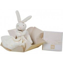 Lapin mouchoir en boite fleur - IkaIpaka Royan