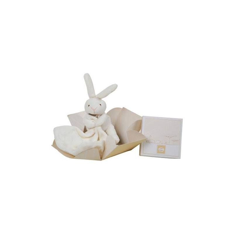 Lapin mouchoir en boite fleur - IkaIpaka Royan
