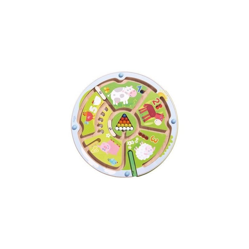 Jeu Magnétique - Chiffres en Labyrinthe Haba Ikaipaka jeux &