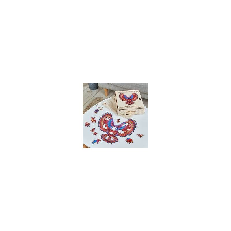 Puzzle en Bois Chouette Somptueuse - IkaIpaka Royan