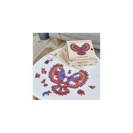 Puzzle en Bois Chouette Somptueuse - IkaIpaka Royan