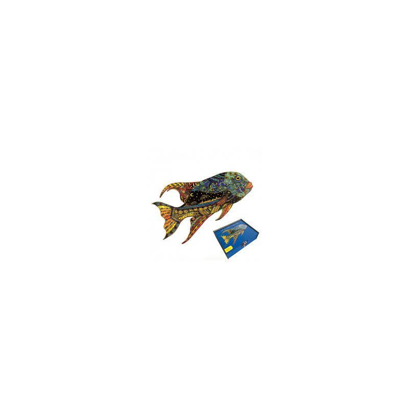Puzzle en Bois Le Poisson Bavard - IkaIpaka Royan