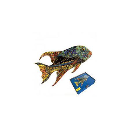 Puzzle en Bois Le Poisson Bavard - IkaIpaka Royan