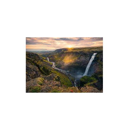 Puzzle 1000 La Cascade Haifoss, Islande Ravensburger - IkaIpaka Royan