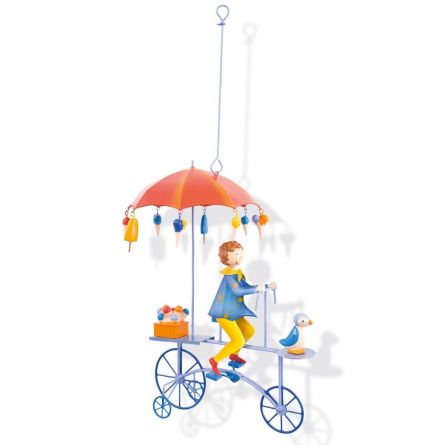 Triplette Crème glacée orange L'oiseau Bateau Ikaipaka jeux &