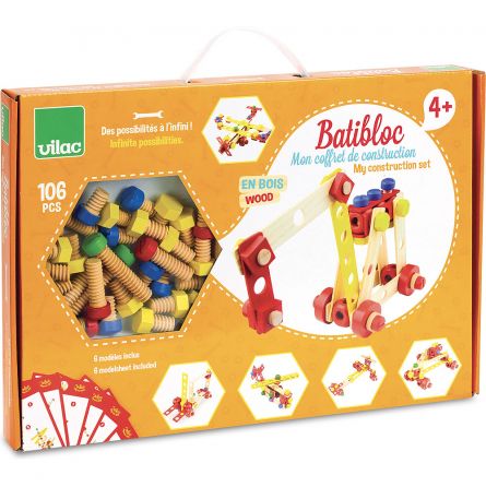 Coffret de construction Batibloc Vilac - IkaIpaka Royan
