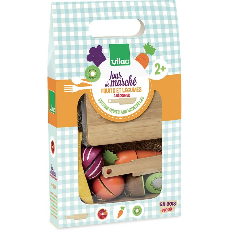 Fruits et légumes à découper Vilac VILAC Ikaipaka jeux & jouets